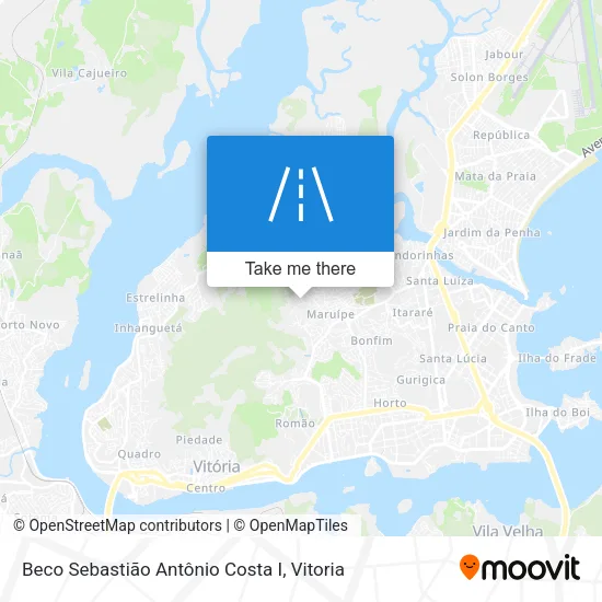 Beco Sebastião Antônio Costa I map