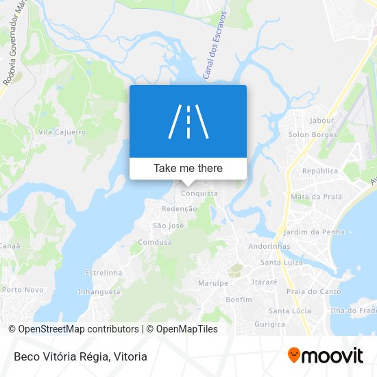 Beco Vitória Régia map