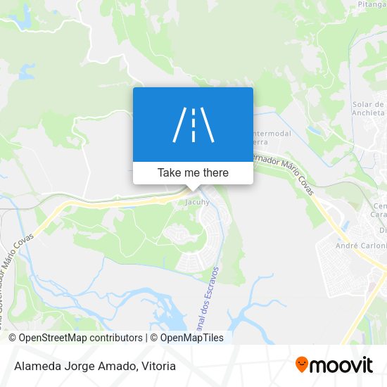 Alameda Jorge Amado map