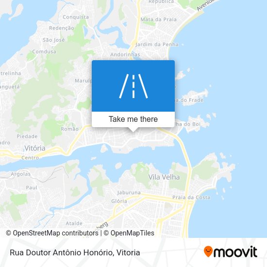 Rua Doutor Antônio Honório map
