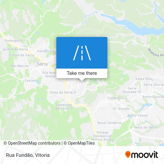 Rua Fundão map