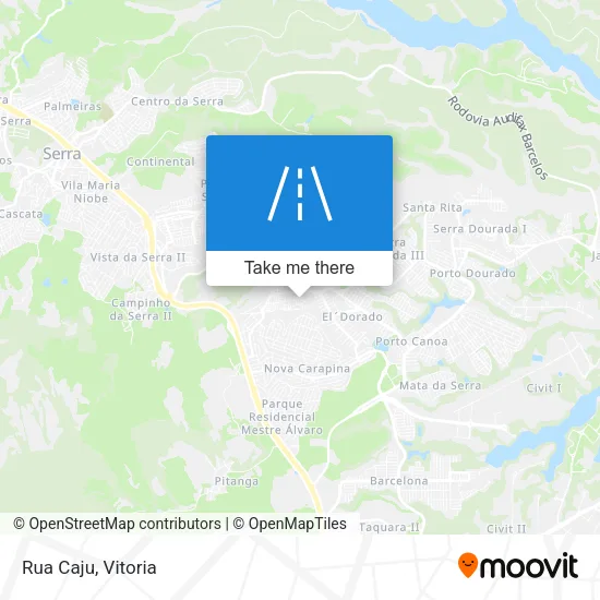 Rua Caju map