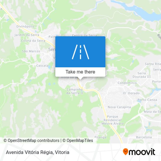 Avenida Vitória Régia map