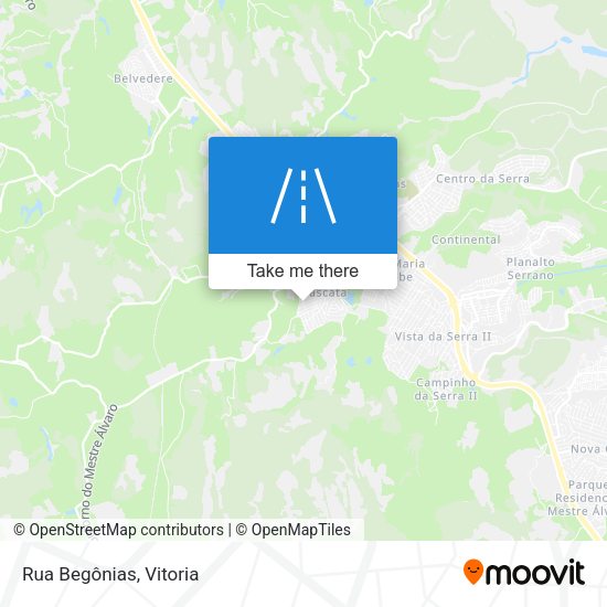 Rua Begônias map