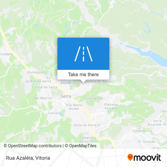 Rua Azaléia map