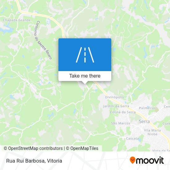 Rua Rui Barbosa map