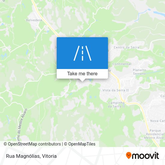 Rua Magnólias map
