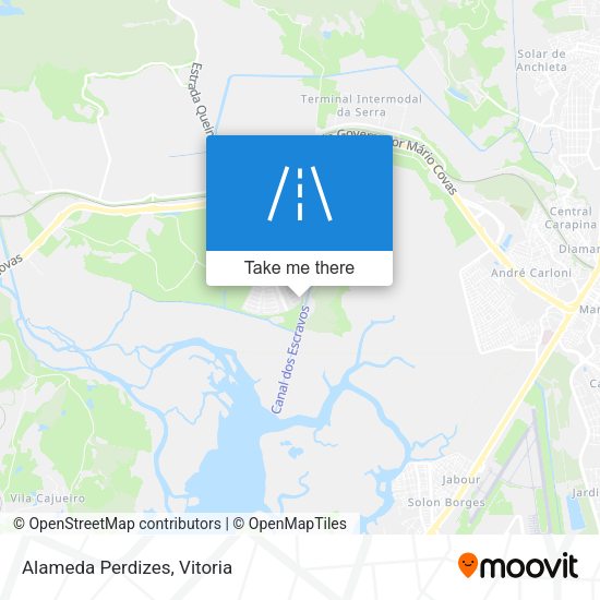 Alameda Perdizes map