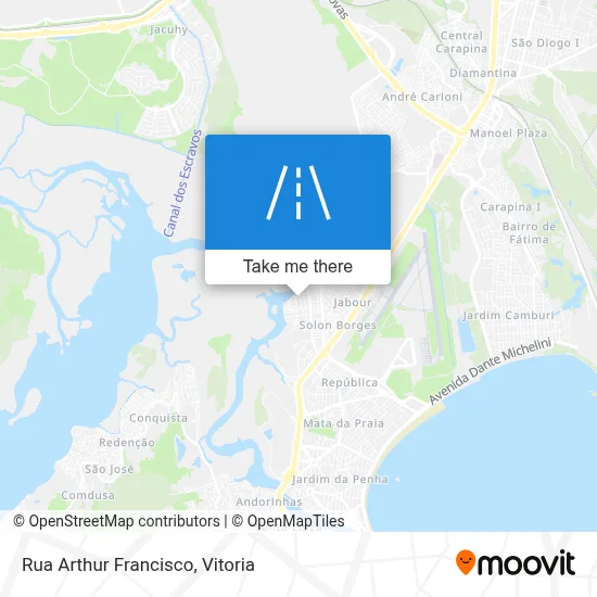 Rua Arthur Francisco map