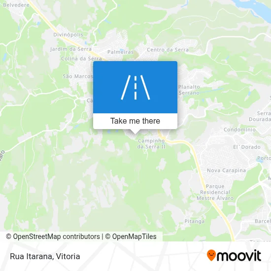 Rua Itarana map