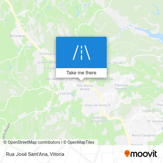 Rua José Sant'Ana map