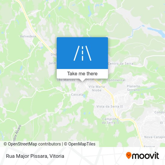 Rua Major Pissara map