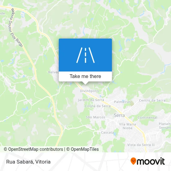 Rua Sabará map