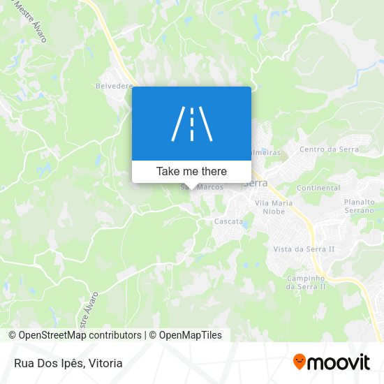 Rua Dos Ipês map