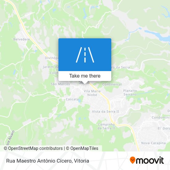 Rua Maestro Antônio Cícero map