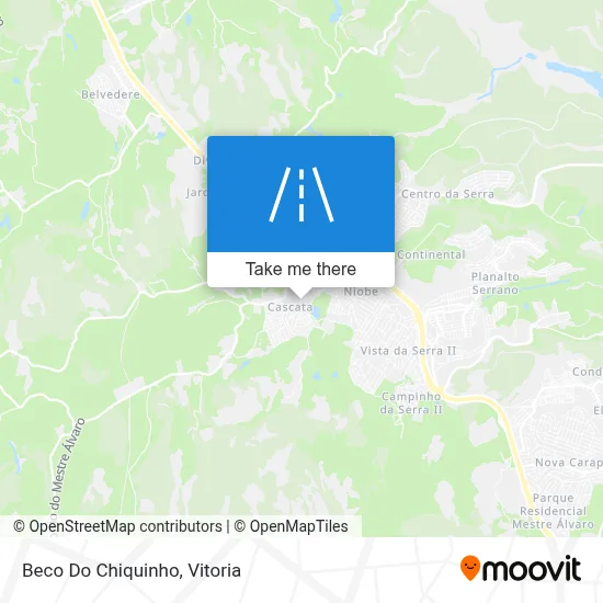 Beco Do Chiquinho map