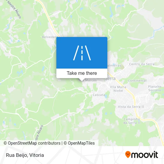 Rua Beijo map