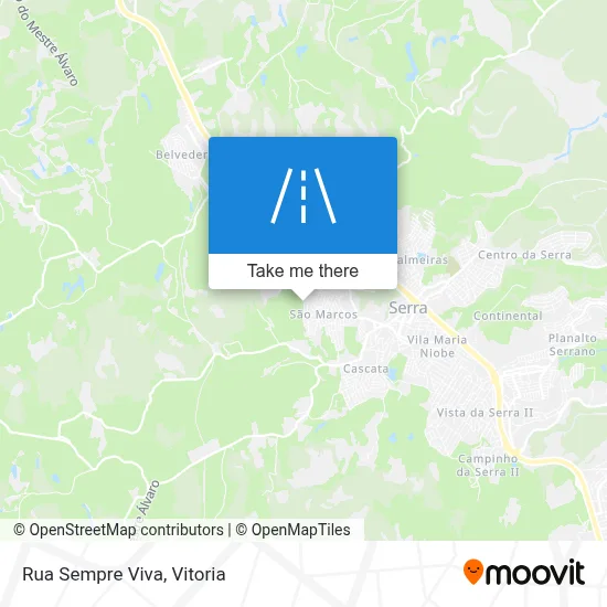 Rua Sempre Viva map