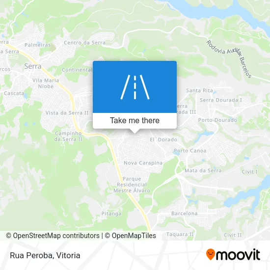 Rua Peroba map