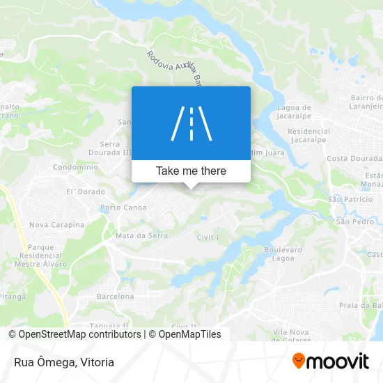 Rua Ômega map