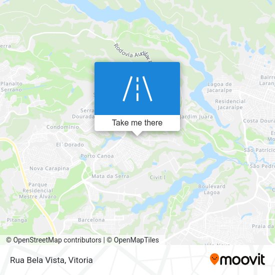 Rua Bela Vista map