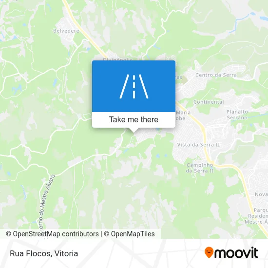Rua Flocos map