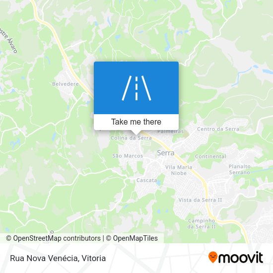 Rua Nova Venécia map