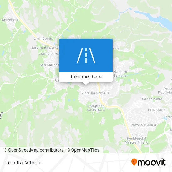 Rua Ita map