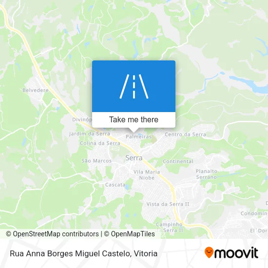 Rua Anna Borges Miguel Castelo map