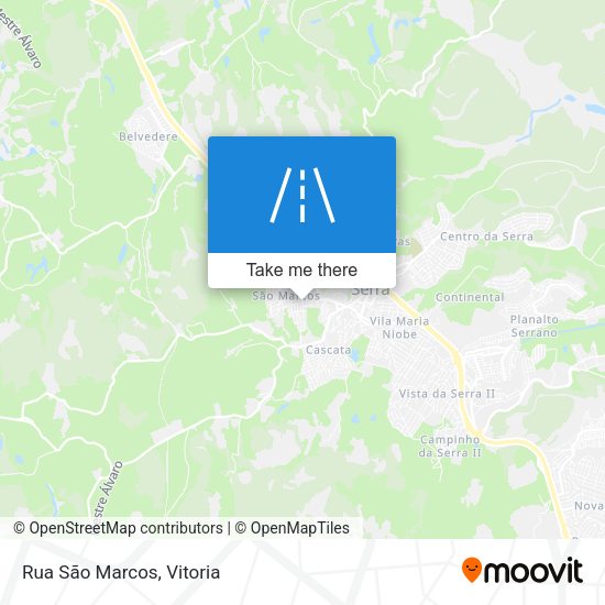 Rua São Marcos map