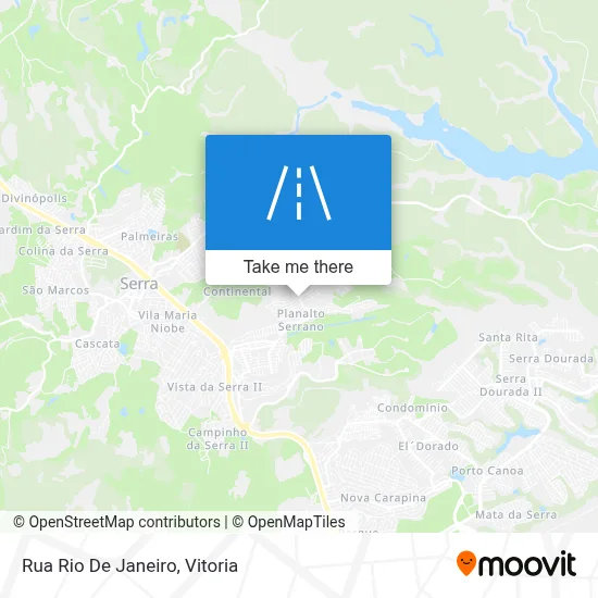 Rua Rio De Janeiro map