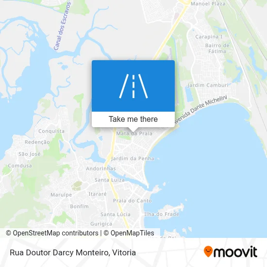 Rua Doutor Darcy Monteiro map