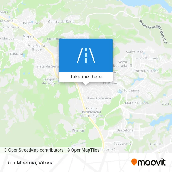 Rua Moemia map