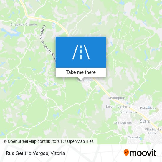 Rua Getúlio Vargas map