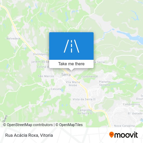 Rua Acácia Roxa map