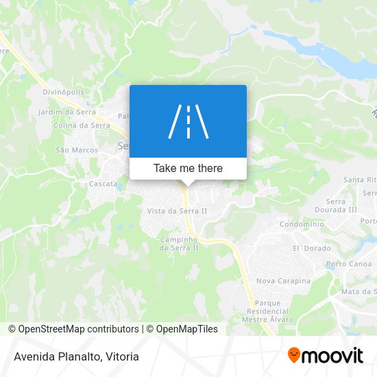 Avenida Planalto map