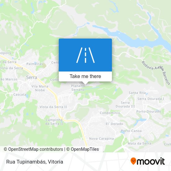 Rua Tupinambás map