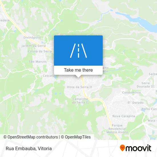 Rua Embauba map