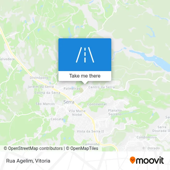 Rua Agelim map