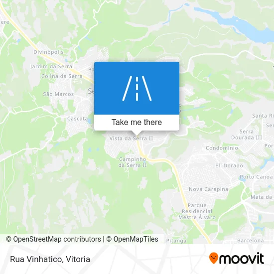 Rua Vinhatico map