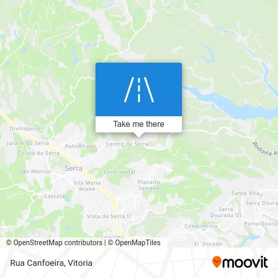 Rua Canfoeira map