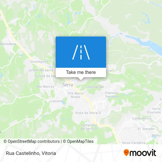 Rua Castelinho map
