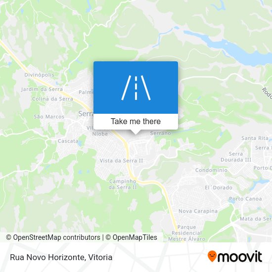 Rua Novo Horizonte map