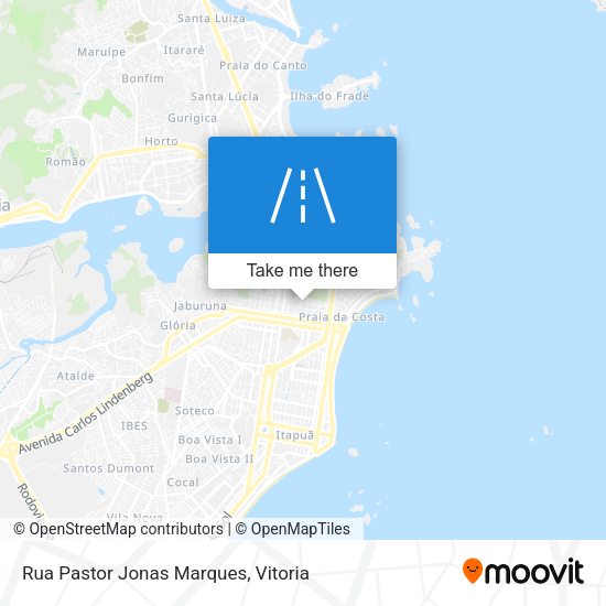 Rua Pastor Jonas Marques map