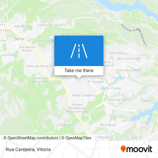 Rua Cerejeira map