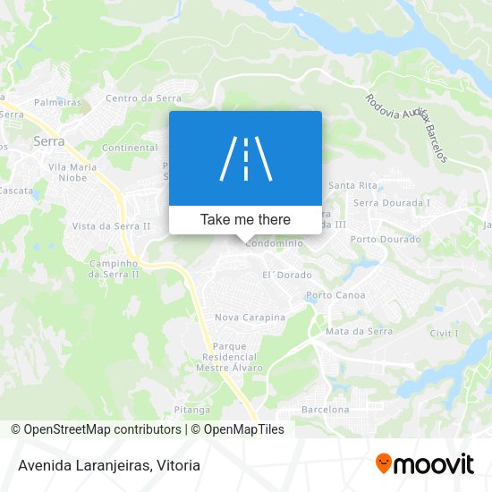 Avenida Laranjeiras map