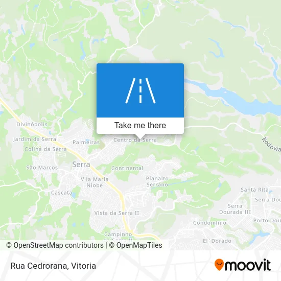 Rua Cedrorana map