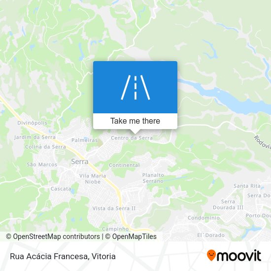 Rua Acácia Francesa map