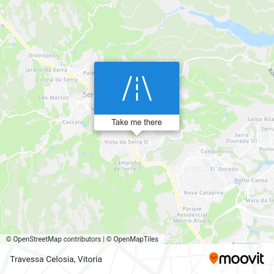 Travessa Celosia map