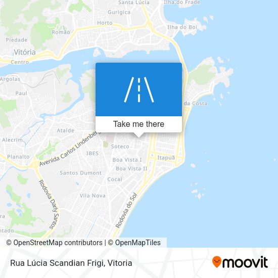 Rua Lúcia Scandian Frigi map